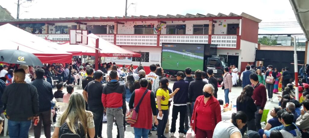 carro valla pantalla led futbol en vivo